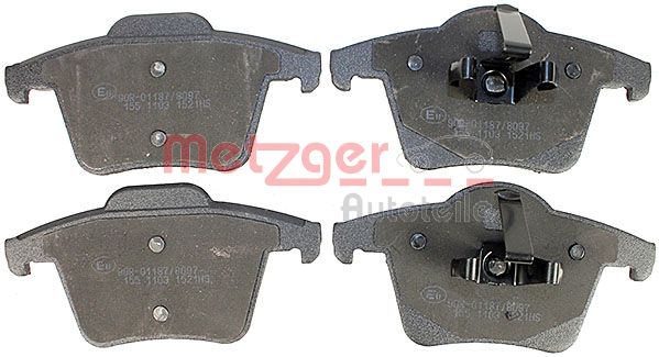 METZGER 1170142 Bremsbelagsatz, Scheibenbremse